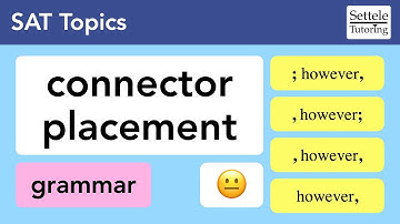 Connector Placement — how do you punctuate “however”???