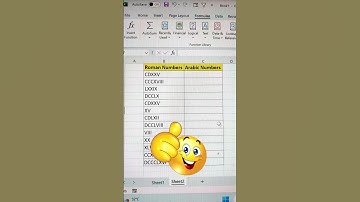 Convert Roman Numbers Into Arabic Numbers In Excel 💯 | Excel Shorts ‼️ #howto #exceltips #bytetech