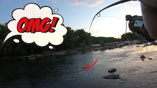 I LET TAVIN RECORD HIMSELF FISHING AND THIS HAPPEND!!!!