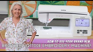 How To Use The Brother NQ1700E Embroidery Only Machine!