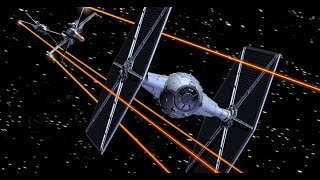 Обзор: Самоделка (X-Wing иTIE-Figer)Крестокрыл и СИД-истребитель