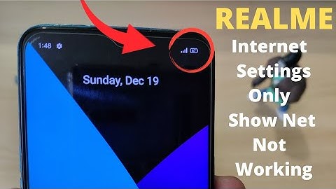 Realme Narzo All Series Internet Settings | Realme Internet Not Working Fix Only Show