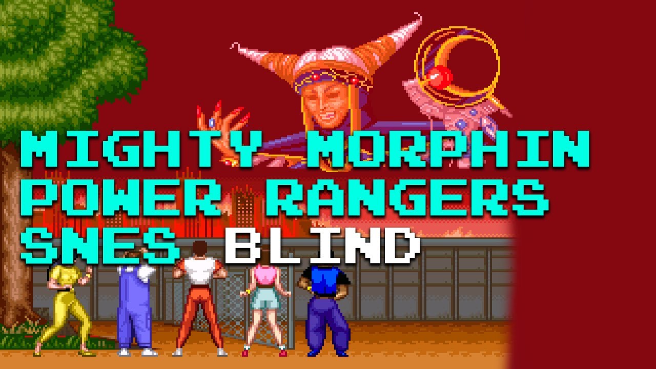 Let's Play Mighty Morphin Power Rangers SNES (BLIND) | Bits & Glory ...