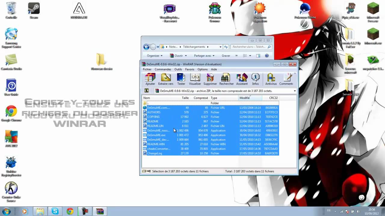 [Tuto] Installer DeSmuMe : Emulateur NDS - YouTube