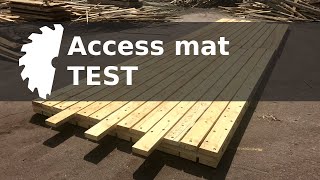 Pine access mats