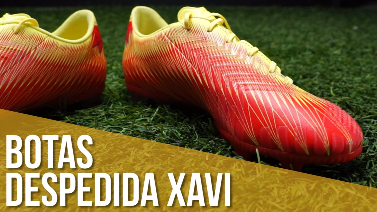 Exclusiva: botas la despedida de Xavi Hernández YouTube