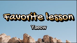 Download lagu Favorite lesson - Yaeow (Cover by Shaandy)