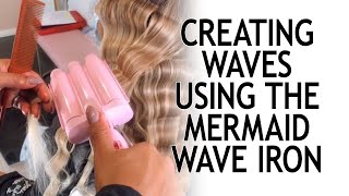QUICK WIG TIP: Creating Beach Waves Using the Mermaid Wave Iron with Celebrity Stylist Kiyah Wright