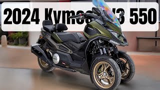 2024 KYMCO CV3 550 _ Powerful and Comfortable Three-wheeled Scooter