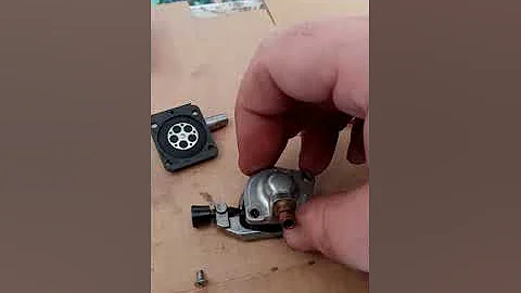 STIHL leaf blower carburetor clean