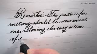 Beautiful Ball Point Pen Handwriting - Zebra Sarasa Clip 1.0