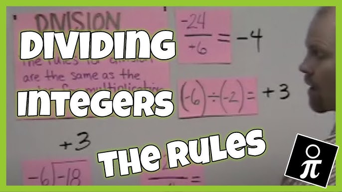 Dividing Integers Rules