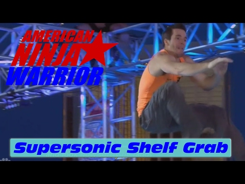 Crazy 15' Supersonic Shelf Grab - American Ninja Warrior 2017 All Star Special