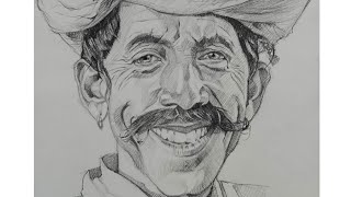 Draw Portrait without grid or loomis method | Easy Portrait Drawing Tutorial