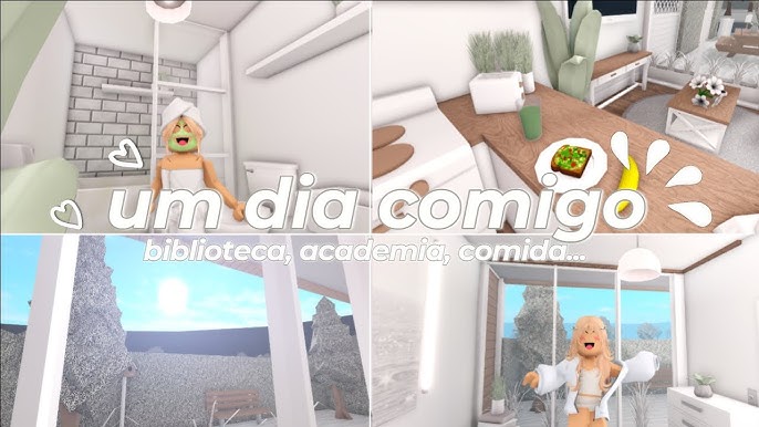 BLOXBURG - CASA MODERNA AESTHETIC SOFT CONTEMPORÂNEA *NÃO PRECISA DE  GAMEPASS* *Speedbuild* - ROBLOX 