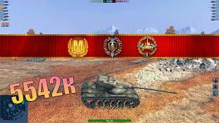 T54E1 Мастер / WOT BLITZ / Подписчик нагибает