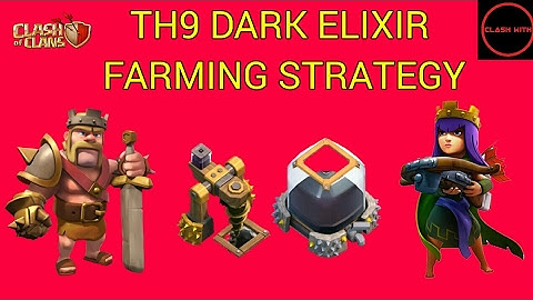 TH9 Dark Elixir Farming With Low Level Heroes & Troops | Clash of Clans || Game with Zero