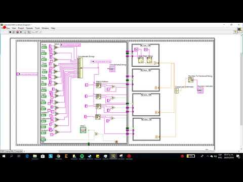 Calculator Labview without events & design patterns