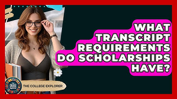 What Transcript Requirements Do Scholarships Have? - The College Explorer