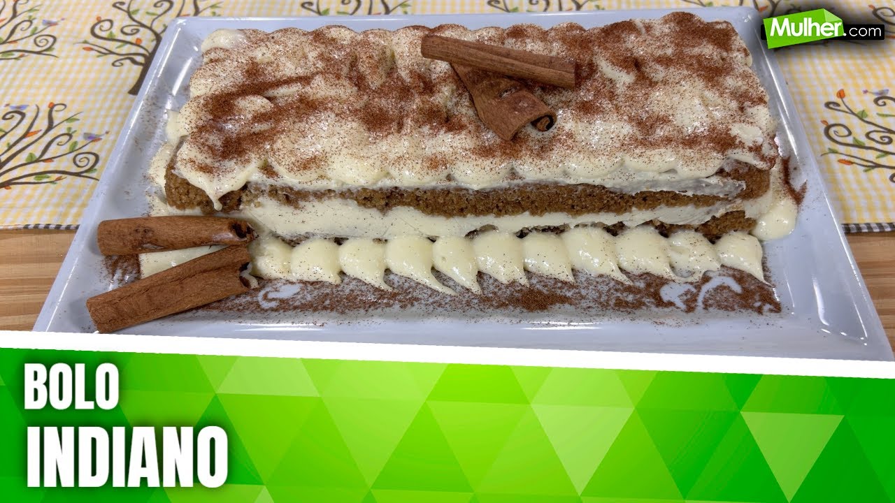 Como preparar Bolo Indiano sem glúten e sem lactose