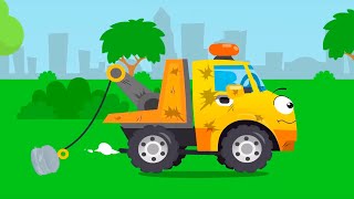 Abschleppwagen und Baufahrzeuge Cars Stories Cartoons für kinder