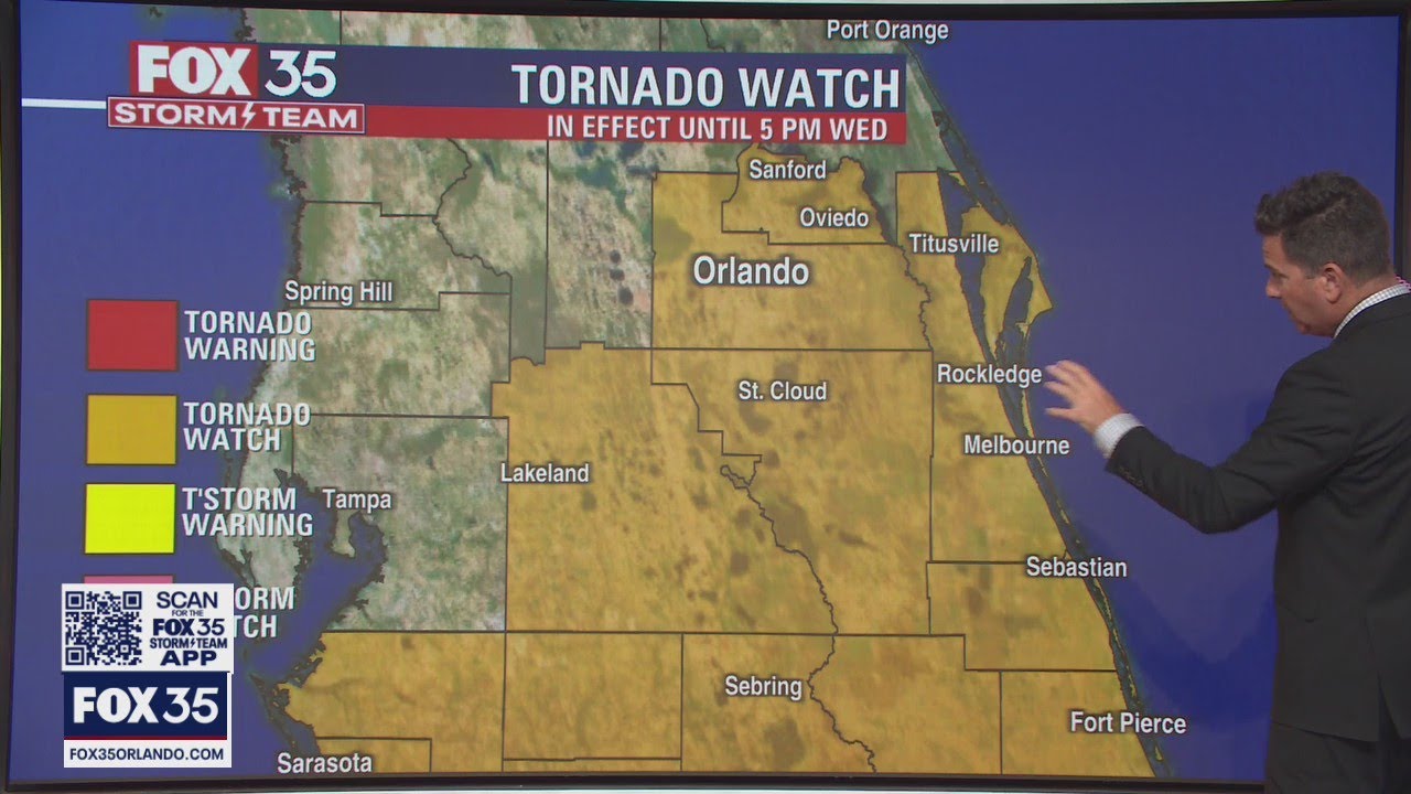 Tornado Watch issued for most of Central Florida as Hurricane Ian nears ...