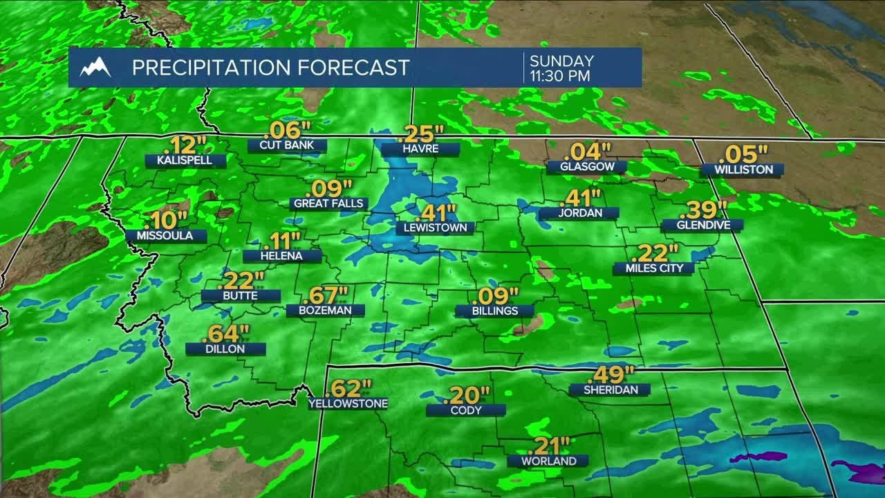 Q2 Billings Area Weather: Near-seasonal temps with showers and storms ...