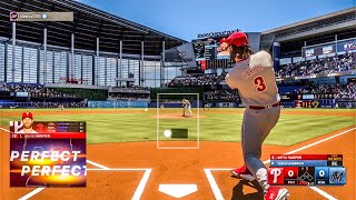 MLB The Show 24 Online Rated! Phillies vs Marlins PS5 Gameplay