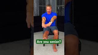 Are you senior! If so, try this knee exercise! #seniorfitness