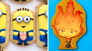 Fictional Characters Cookies Decorated With Royal Icing! Satisfying Cookie Decorating