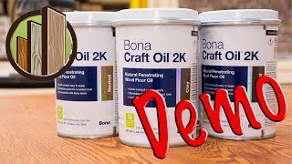 New Bona 2K Craft Oil Finish Demo at City Floor Supply screenshot 3