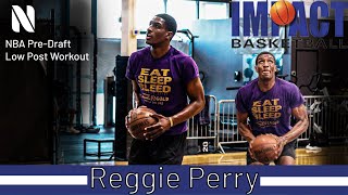 2020 NBA Draft Prospect Reggie Perry (Mississippi State Bulldogs) IMPACT Basketball | Low-Post Work!