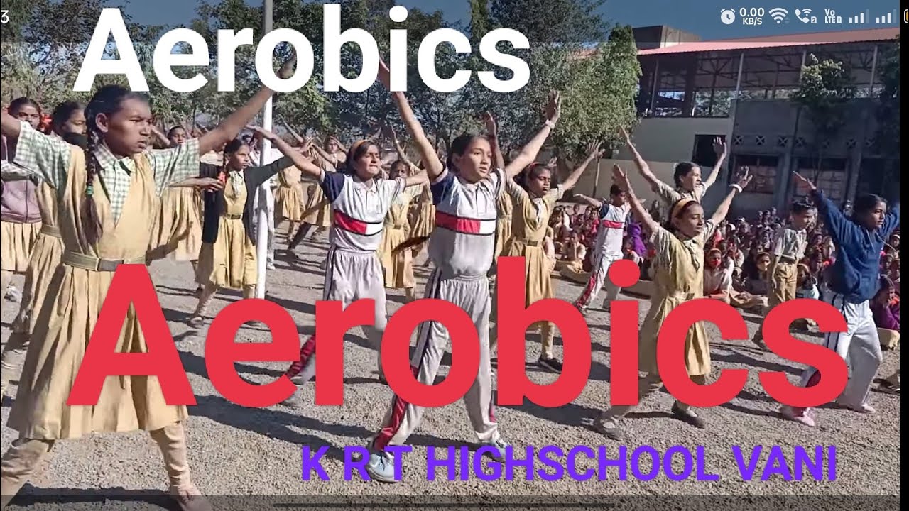 Aerobics and Lezim- K R T Highschool Vani.| Aerobics | Lezim #lezim #aerobics