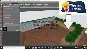 Create your own 3D plants and Shrubs in Dialux Evo using this simple method