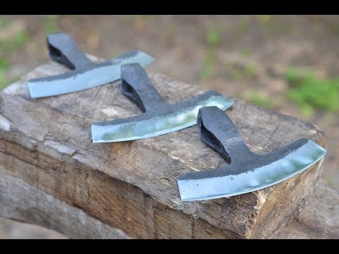 MAKING KITCHEN AXE - BLACKSMITHING 