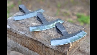 ⁣MAKING KITCHEN AXE - BLACKSMITHING