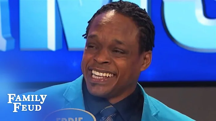 Steve meets Eddie! | Family Feud