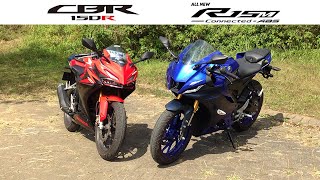 THIS IS WHAT WHEN THE TWO ARE COMPARED DIRECTLY | Honda CBR 150R vs Yamaha R15 v4 2023