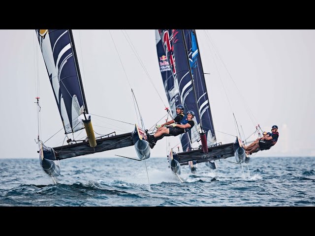 Racing Catamaran Sailboats