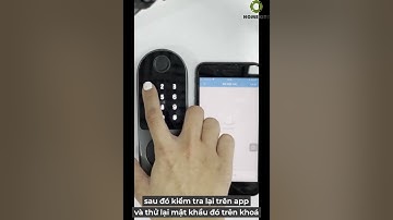 Homekit - Các xóa mật mã khóa AB-18G app TTLock