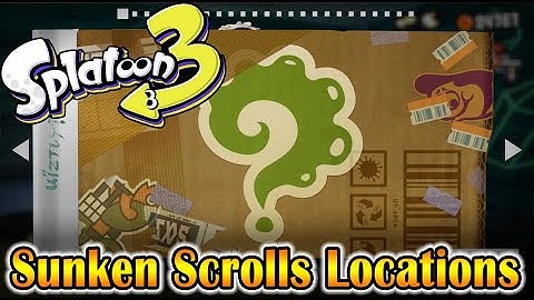 Splatoon 3 - All 24 Sunken Scrolls Locations
