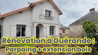 Rénovation à Guérande : parpaing + extension bois