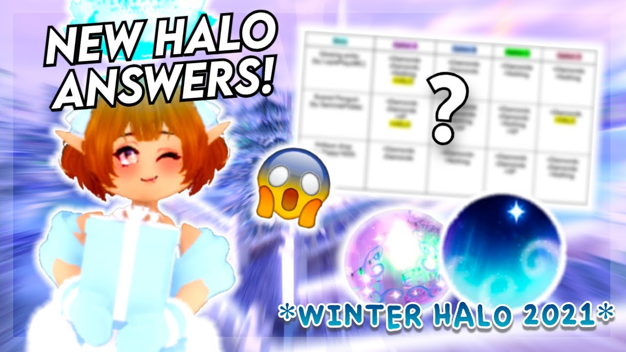 Royale High Winter Halo 2021 Answers