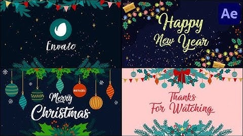 New Year Greetings Slideshow  After Effects Template Videohive 29725180