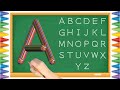 [알파벳 놀이] 유아와 어린이를 위한 ABCD 대문자 A부터 Z까지 쓰기 | Kids Alphabet A to Z | abc song | a for apple | abcd song