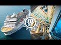 16階建て！豪華客船ワールドクルーズの中を大公開！[4K]