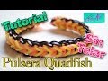 ♥ Tutorial: Pulsera QuadFish de gomitas (sin telar) ♥
