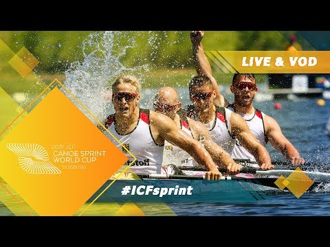 2019 ICF Canoe Sprint World Cup 2 Duisburg Germany / Day 3: Semis, B Finals