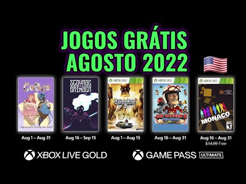 FREE GAMES ON XBOX 360 XBOX ONE AND XBOX SERIES AUGUST 2022 XBOX