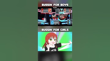 BUSSIN for Boys vs BUSSIN for Girls? | Geometry Dash 2.2 #shorts